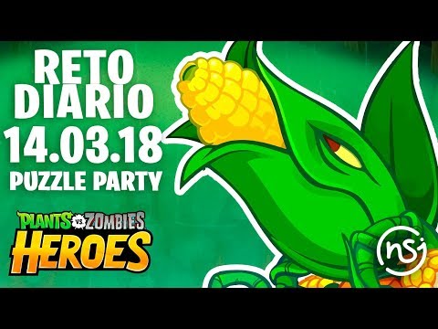 Fiesta de Puzzles(14/03/18)|PvZ Heroes|Reto Diario