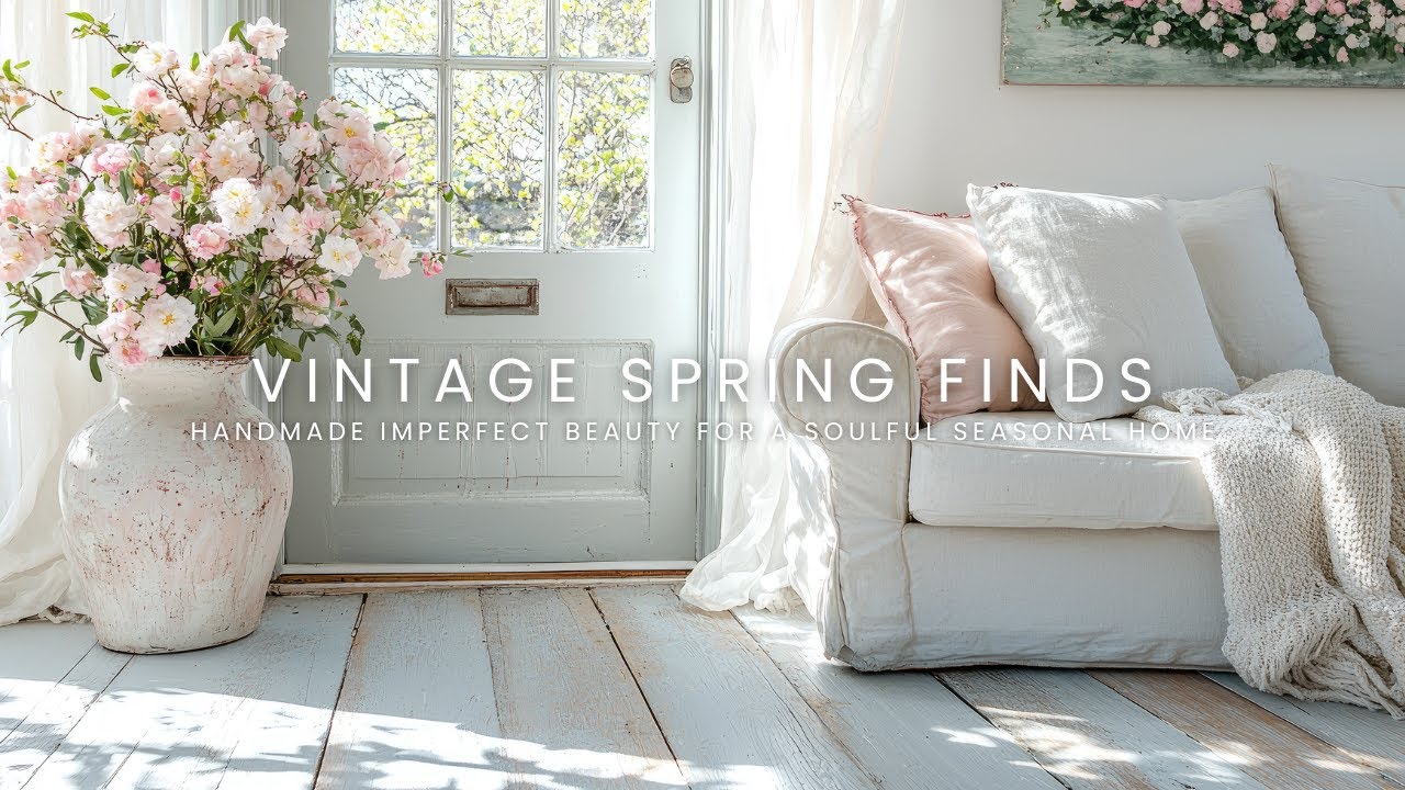 Vintage Spring Finds: Handmade Imperfect Beauty for a Soulful Seasonal Home