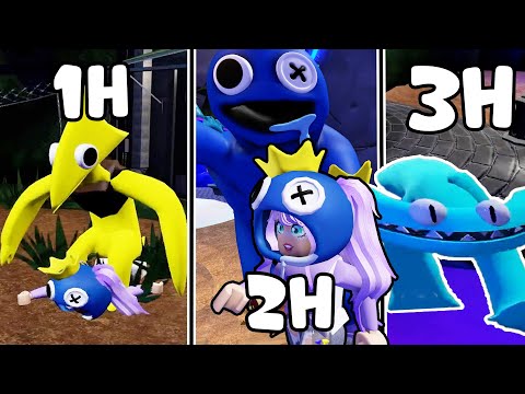 Wir spielen 3h VERRÜCKTE Rainbow Friends Challenges! Dania, Kaan, Lena, Tom