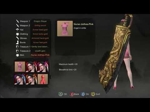 Skin sample - Nurse clothes, 2 colors - Bloody Spell