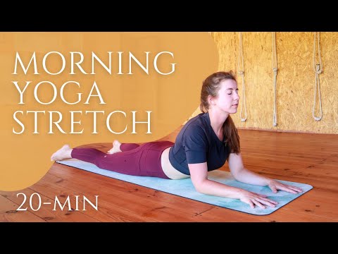 20-min Morning Yoga Stretch || Slow morning yin yoga for beginners to wake up slowly