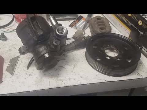 Mk4 vr6 power steering pump replacement (jetta,golf,gti)