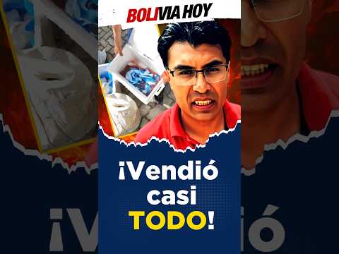 Pasó de SUELDAZO en el Senado a VENDER queso en la calle 🧀#boliviahoy #shorts