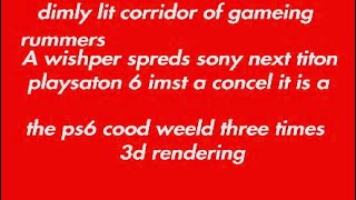 ps6 next gen  rumer 🍁🍁🍁