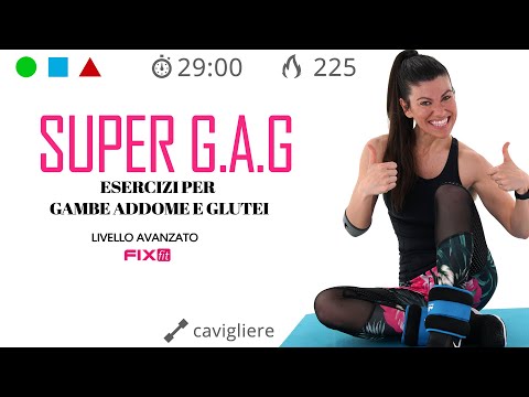 GAG! Allenamento Completo Con Esercizi Per Gambe, Addominali e Glutei