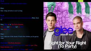 Fight For Your Right (To Party) Glee Lyrics