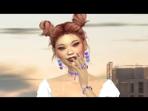 sims4 alpha cc download dyed-hair female Xiao Dan Liu by Bonita100 Cas Video Preview