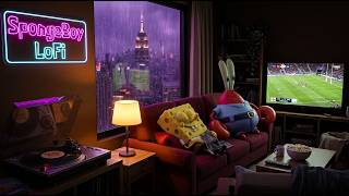 【Dreamy Rain】 Drift away into peaceful sleep tonight 🌙 ~ SpongeBoy Lofi Hip Hop Mix 💤