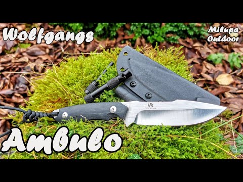 "Outdoormesser  Ambulo" von Odenwolf / Wolfgangs// Multifunktionales Bushcraft-Messer