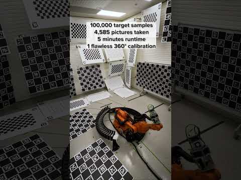 How to create the PERFECT camera calibration  #ABB #calibration #carnegie #robotics  #shorts
