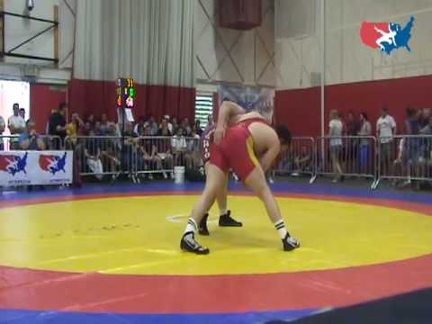 FILA Junior Freestyle FInal 120kg Match 1 - Jeremy Johnson vs. Steve Andrus