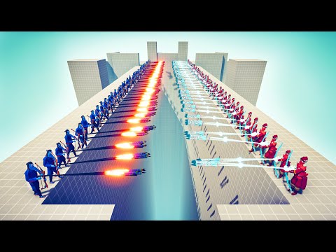 ALL RANGED UNITS TOURNAMENT (50x vs 50x) - Totally Accurate Battle Simulator TABS