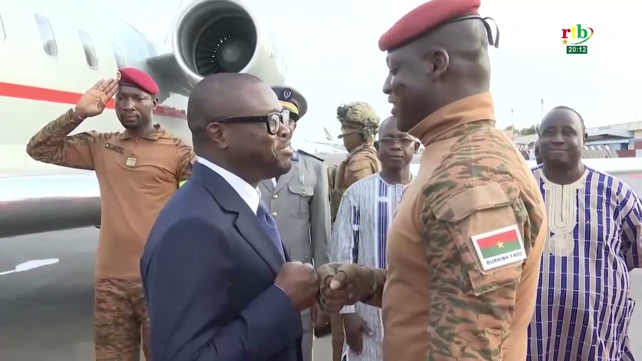 Diplomatie  : Fin de séjour du Président béninois, S.E.M. Romuald Wadagni à Ouagadougou