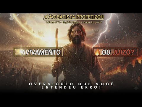 JOÃO BATISTA PROFETIZOU AVIVAMENTO OU JUÍZO? O versiculo que você entendeu errado!