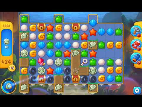 Fishdom 2021 - Level 4868   #Playrix #Fishdom #gaming