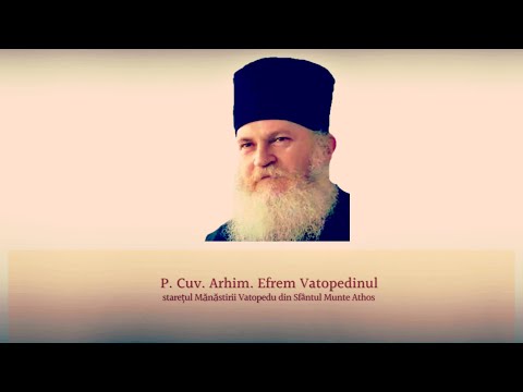 Starețul Efrem Vatopedinul