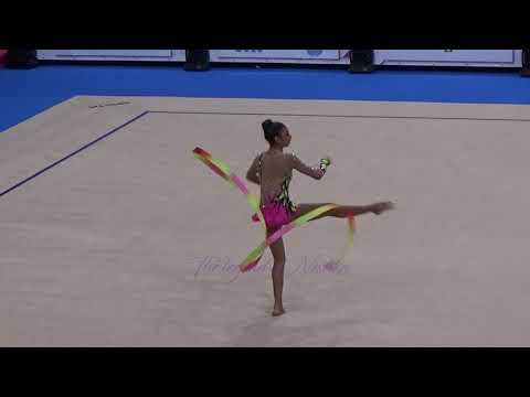 Basma OUATAY (MAR) ribbon - 2015 Stuttgart worlds Qualifs