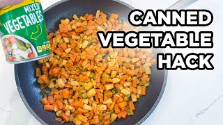How to Make Canned Vegetables Taste 100x Better!