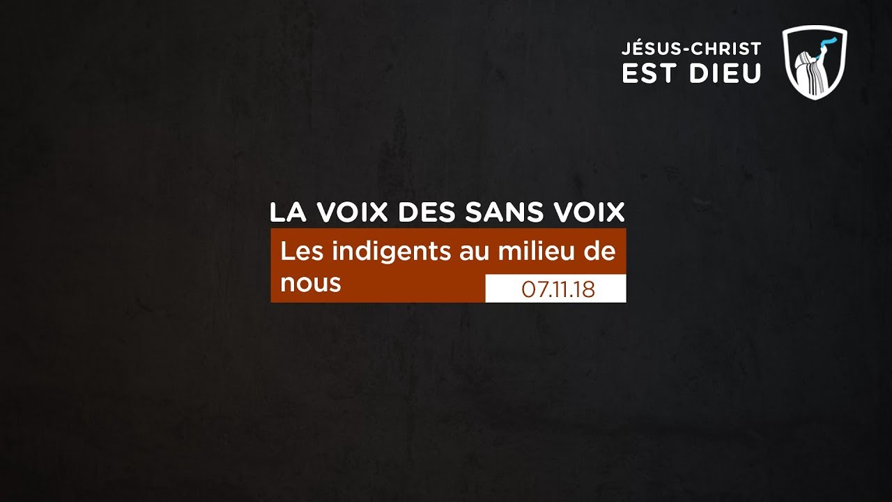 Thumbnail of video: Les indigents au milieu de nous