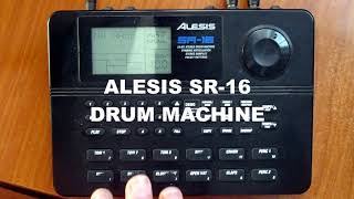 Video thumbnail for Alesis SR-16 drum machine. Record setup. by GuitaBassBreaker