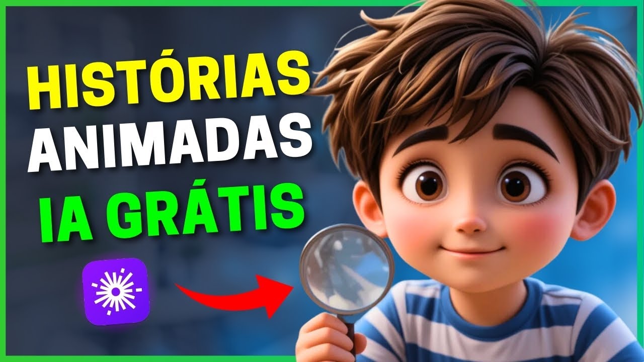 Crie histórias animadas com IA GRÁTIS (Estilo Pixar 3D)