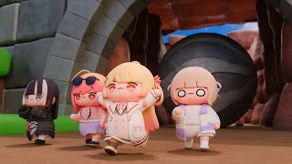 うわぁーっ、岩だ！ReGLOSSのマリオパーティ【切り抜き/ホロライブ】