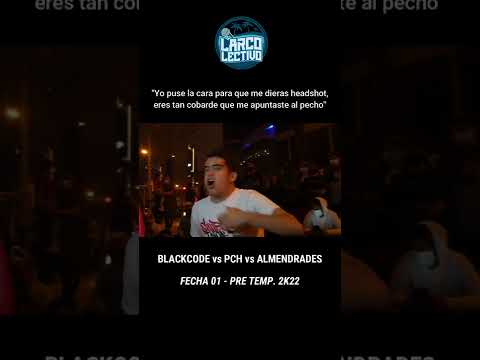 🤯 ERES TAN COBARDE QUE ME APUNTASTE AL PECHO 🤯 (BLACKCODE vs PCH vs ALMENDRADES) #SHORTS