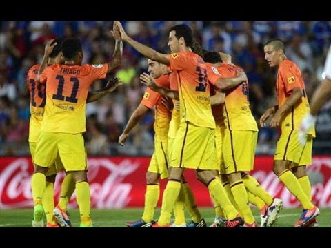 Getafe vs Barcelona 1-4 All Goals and Highlights 15/9/12