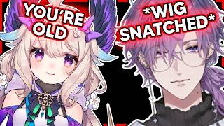 Enna and Uki having serve battle 【NIJISANJI EN】