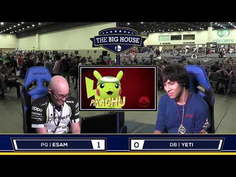 The Big House 8  WINNERS TOP 32 QUAL - PG | ESAM (Pikachu) vs dB | Yeti (Doctor Mario)