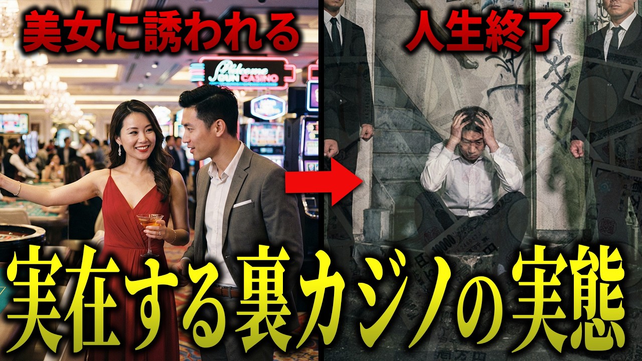 【一晩で5億が飛ぶ】入った瞬間“絶対勝てない”裏カジノの正体【ゆっくり解説】