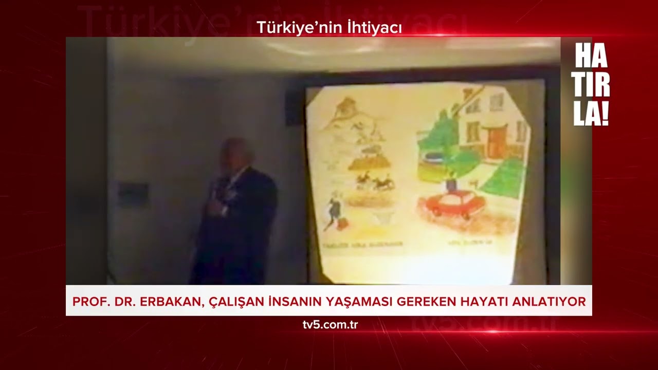 HATIRLA! 324 Prof. Dr. Erbakan, çalışan insanın yaşaması gereken hayatı anlatıyor