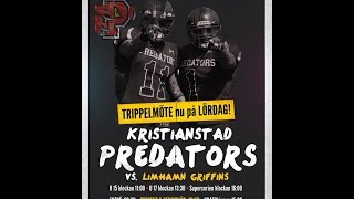 preview picture of video 'Kristianstad Predators vs Limhamn Griffins'