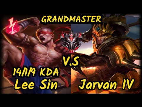 XL Caedrel (LEE SIN) vs JARVAN IV - 14/1/9 KDA JUNGLE GAMEPLAY - EUW Ranked GRANDMASTER v9.6