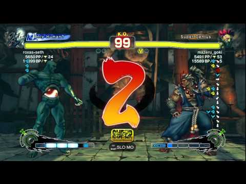 roxas-seth [Seth] vs. Zangief, Akuma, Blanka | 3 Ranked Matches | PS3 SSF4 Arcade Edition
