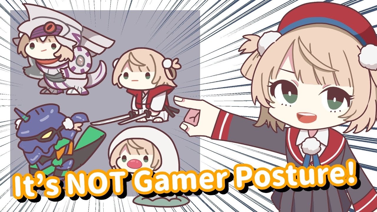 Shigure Ui Defends Herself Over Her Gamer Posture【ENG subs】