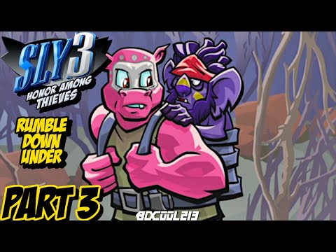 Sly 3: Honor Among Thieves Playthrough Part 3 (RUMBLE DOWN UNDER) - PS2
