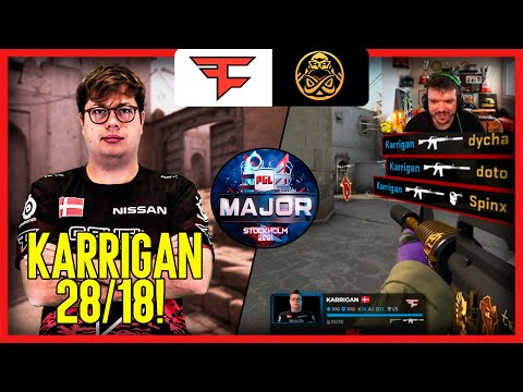 Faze vs Ence (Mapa Dust 2 - MD1) Brasil no Major 2021 - Resenha Gaules mch Liminha e Apoka