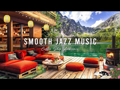 Cozy Coffee Shop Ambience & Relaxing Jazz Instrumental Music ☕ Smooth Jazz Music for Work, Study