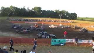 preview picture of video 'Demolition Derby Stock - 2013 Wyandotte County Fair 1 of 4'