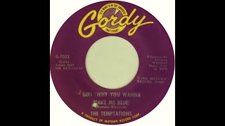 THE TEMPTATIONS: &quot;GIRL WHY YOU WANNA MAKE ME BLUE&quot; [Lyrics Included] 8-20-1964. (HD HQ 1080p).