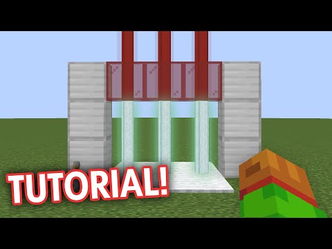 Minecraft: LASER DOOR Build Tutorial #Shorts