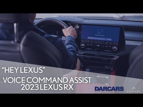 How to Use Lexus Voice Command Assistant | 2023 Lexus RX