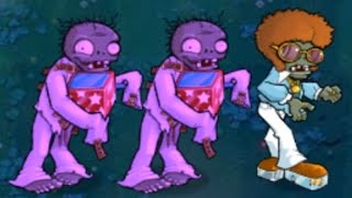 2 Jack-In-The-Box Zombies vs 1 Dancing Zombie Fight // Plants vs Zombies