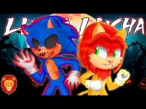 ¡LUCHA, LUCHA! ⚔️ LEON PICARON 🦁 VS SONIC.EXE 😈 RAP CANCION 🎤🎶 | ESPECIAL HALLOWEEN 🎃👻 LEON PICARON
