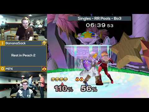 Rest in Peach 2 - RR Pools - (Fox) BananaSack vs MPX (Marth)