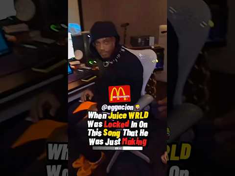 JUICE WRLD LOCKED IN ON THIS SONG HE'S MAKING...