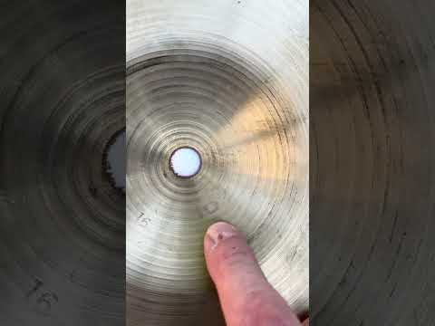 Immagine Paiste Formula 602 18” Pre-Serial Vintage Crash Ride 1880g – No Cracks – Original Patina - 9