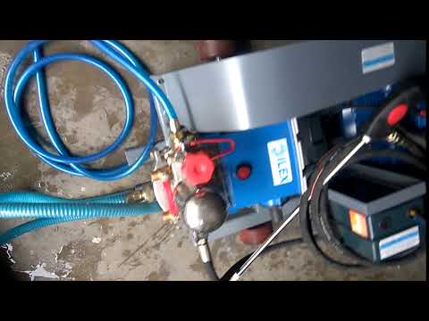 Ilex 350 bar hydro static test pump, max flow rate: 17 lpm