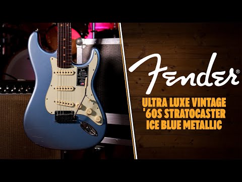 Fender American Ultra Luxe Vintage '60s Stratocaster - Rosewood - Ice Blue Metallic image 11